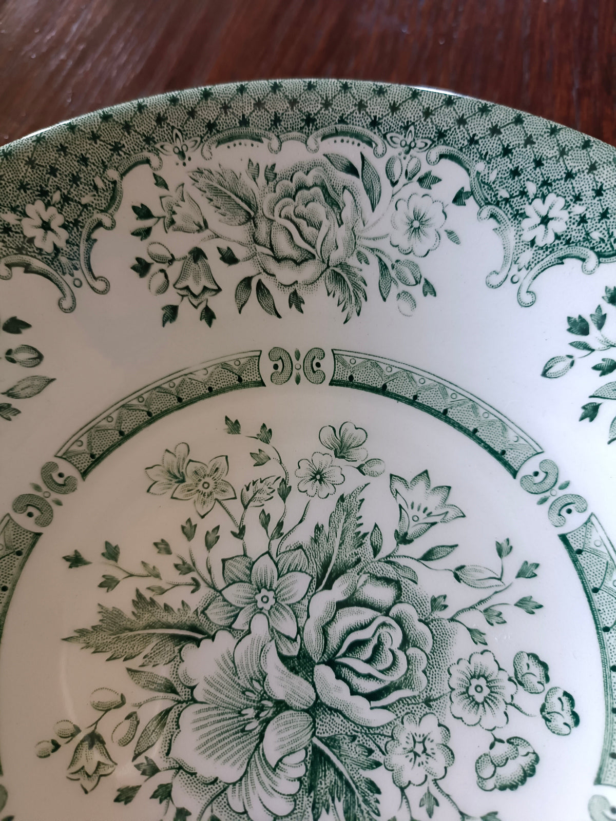 Bol plat et coupelle en faïence anglaise Wood & Sons