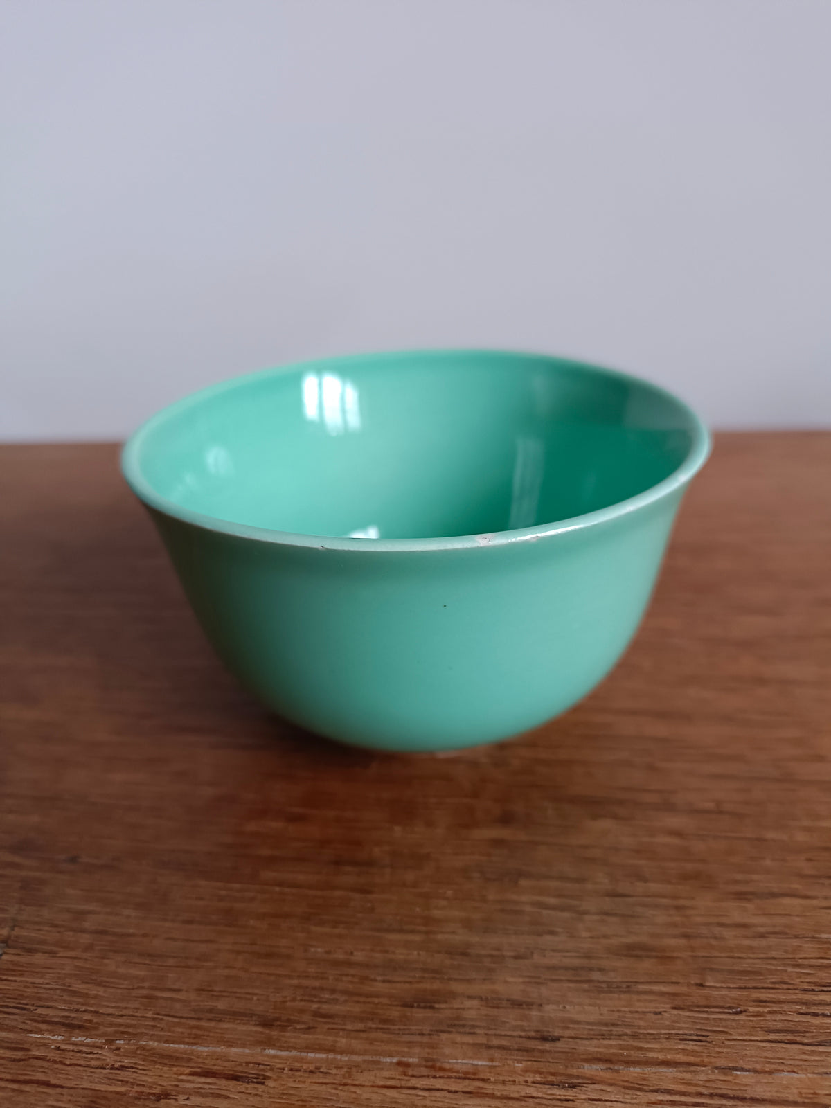 3 tasses à café et coupelles multicolore en faïence de Salins