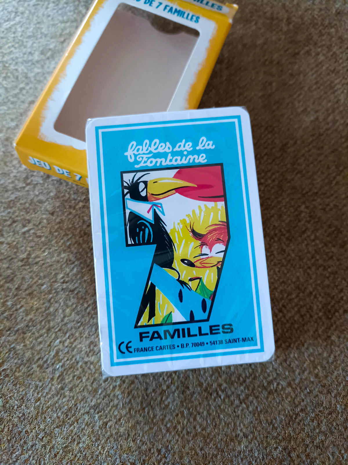 Jeu de 7 familles Fables de La Fontaine, France Cartes