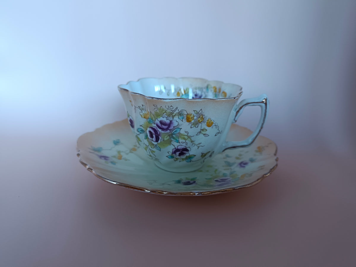 Tasse et sous-tasse à café Balmoral China par Redfern & Drakeford