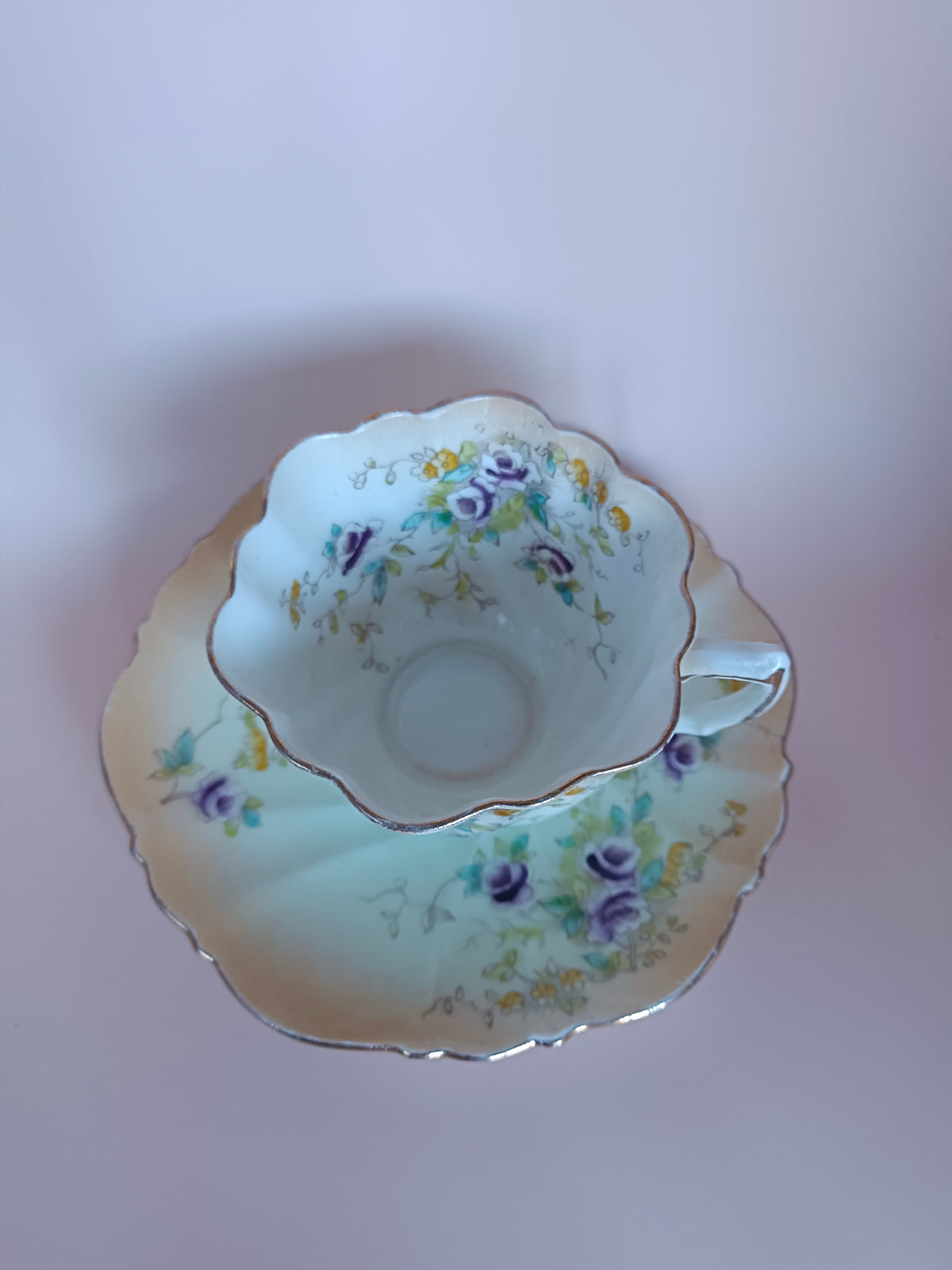 Tasse et sous-tasse à café Balmoral China par Redfern & Drakeford