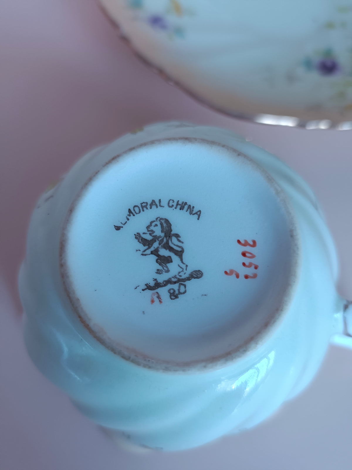 Tasse et sous-tasse à café Balmoral China par Redfern & Drakeford