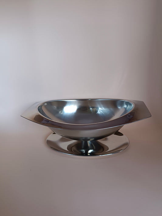 Saucière montée en inox Létang Rémy années 1970