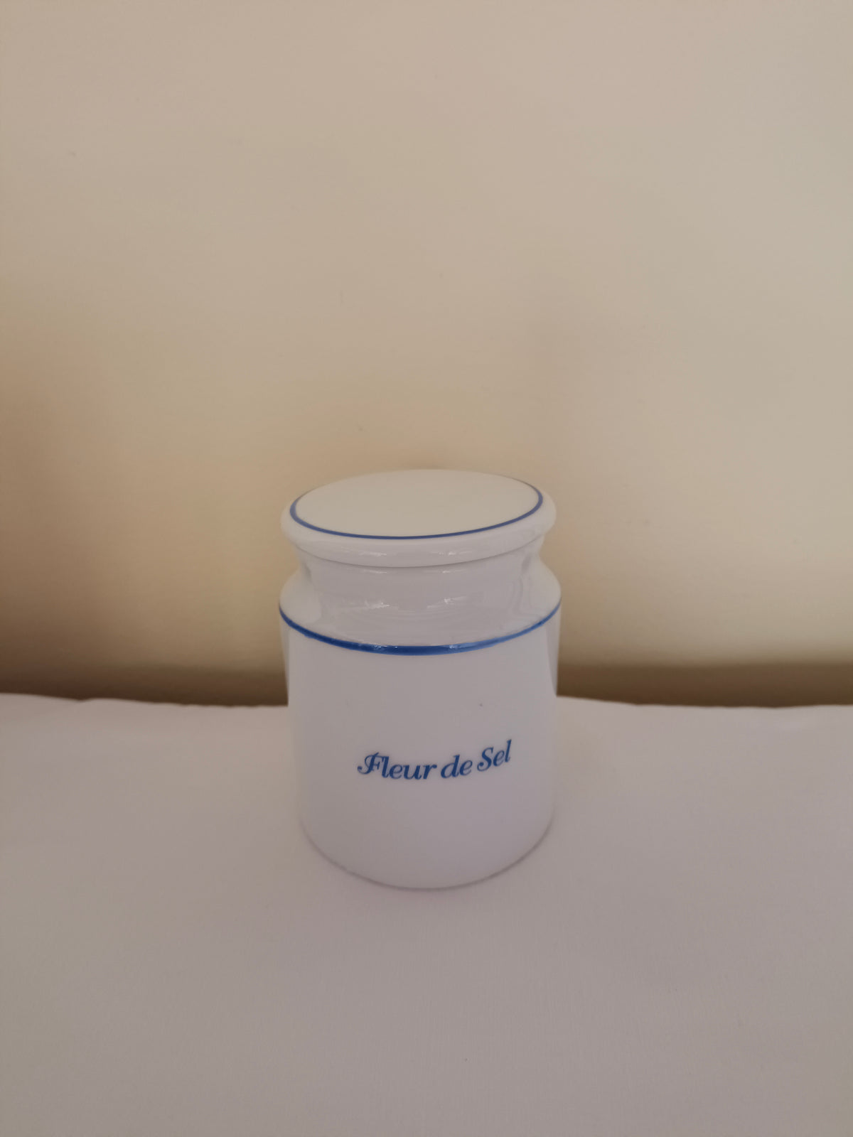 Petit pot pour Fleur de sel en porcelaine Atelier AMC