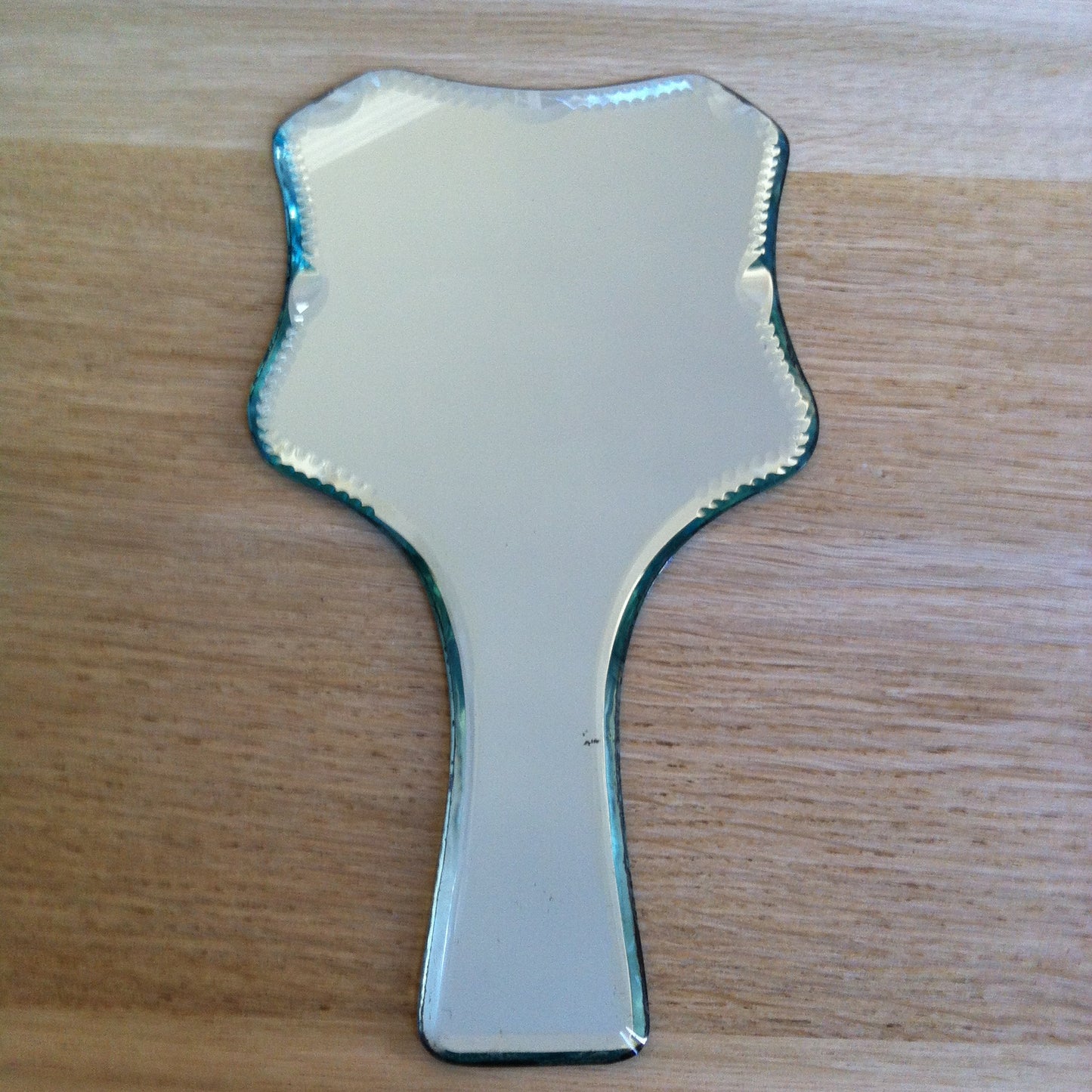 Miroir à main de forme carrée