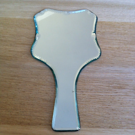 Miroir à main de forme carrée