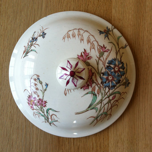 Haut de soupière à fleurs des champs