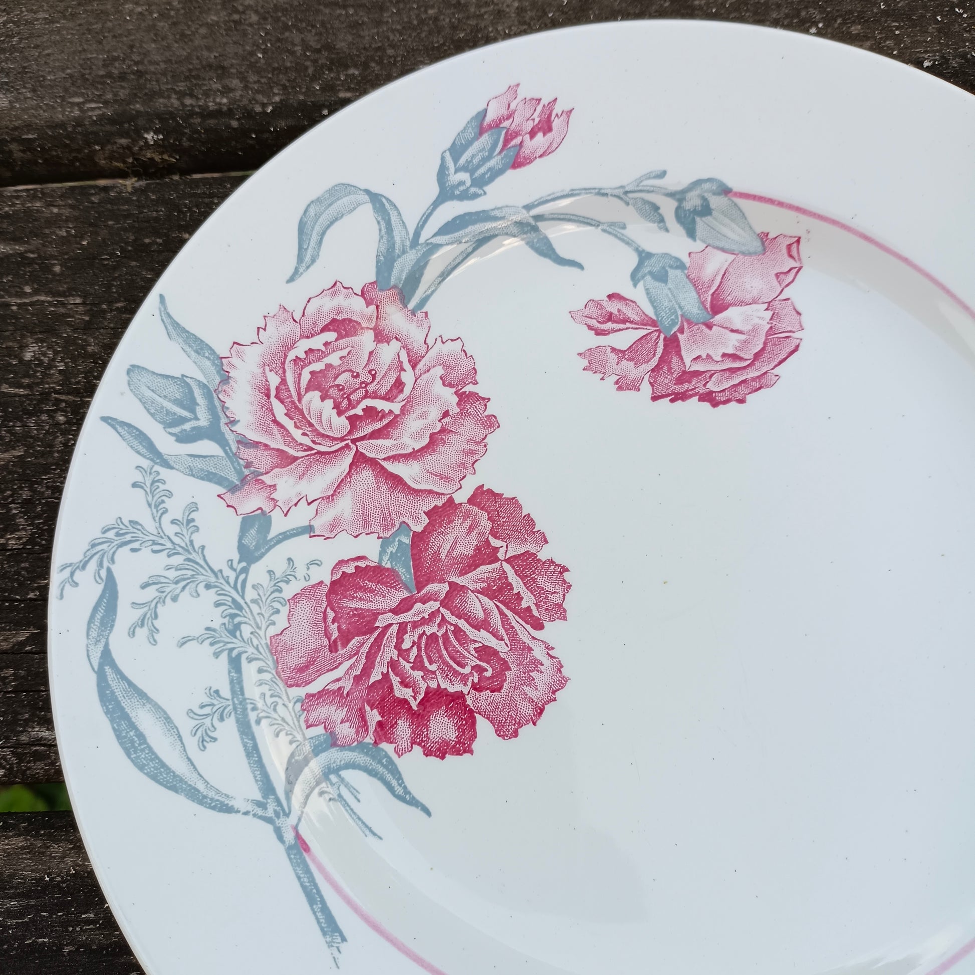 Assiette - grande plate Antibes Saint-Amand