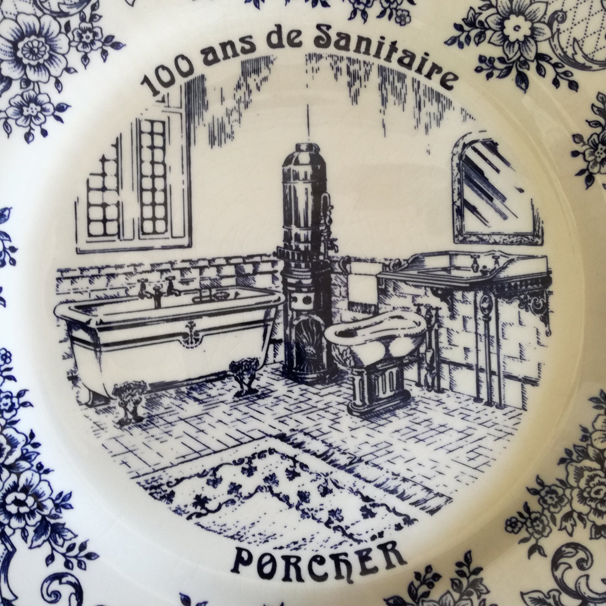 Assiette - grande plate  Gien