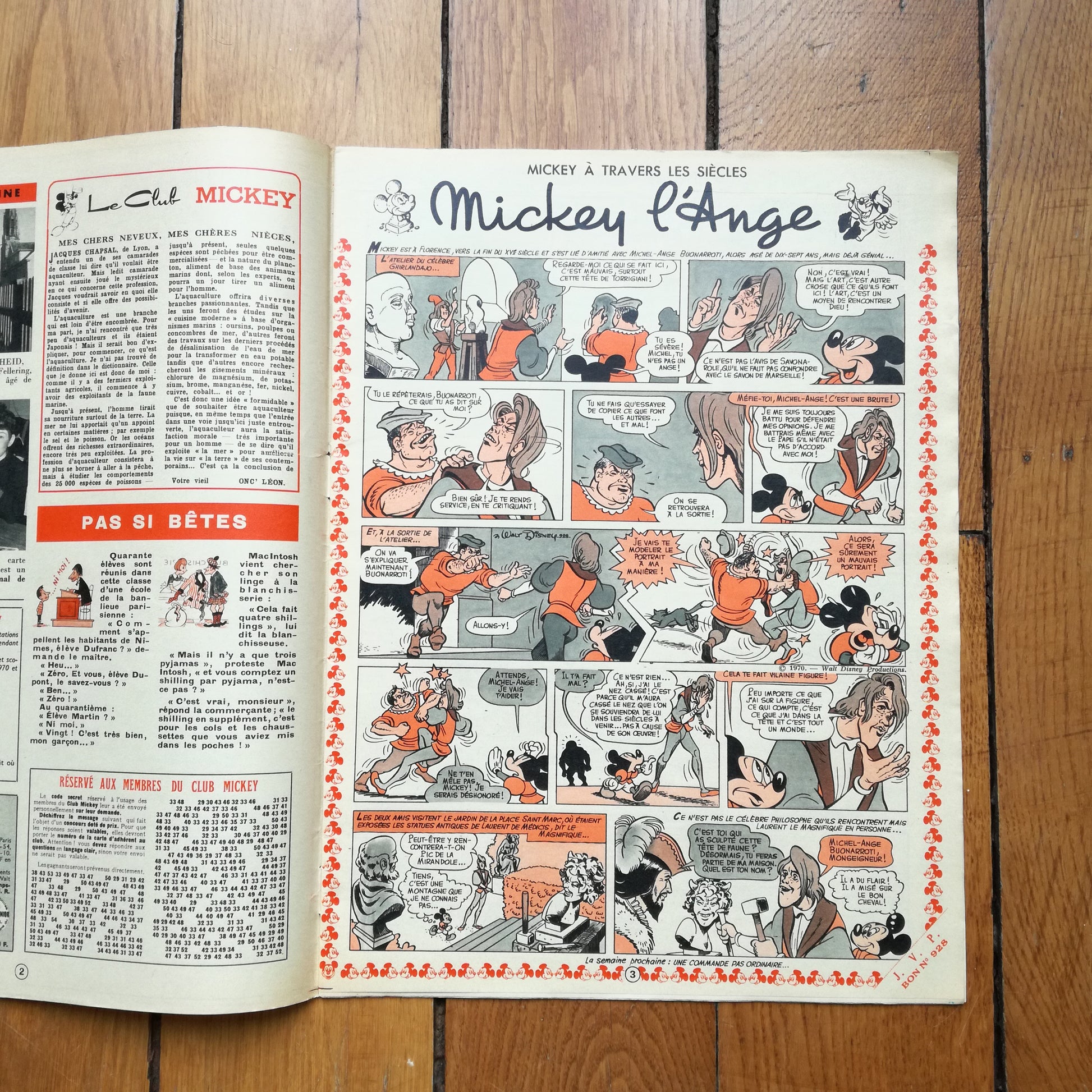 Revue / Magazine  Le Journal de Mickey