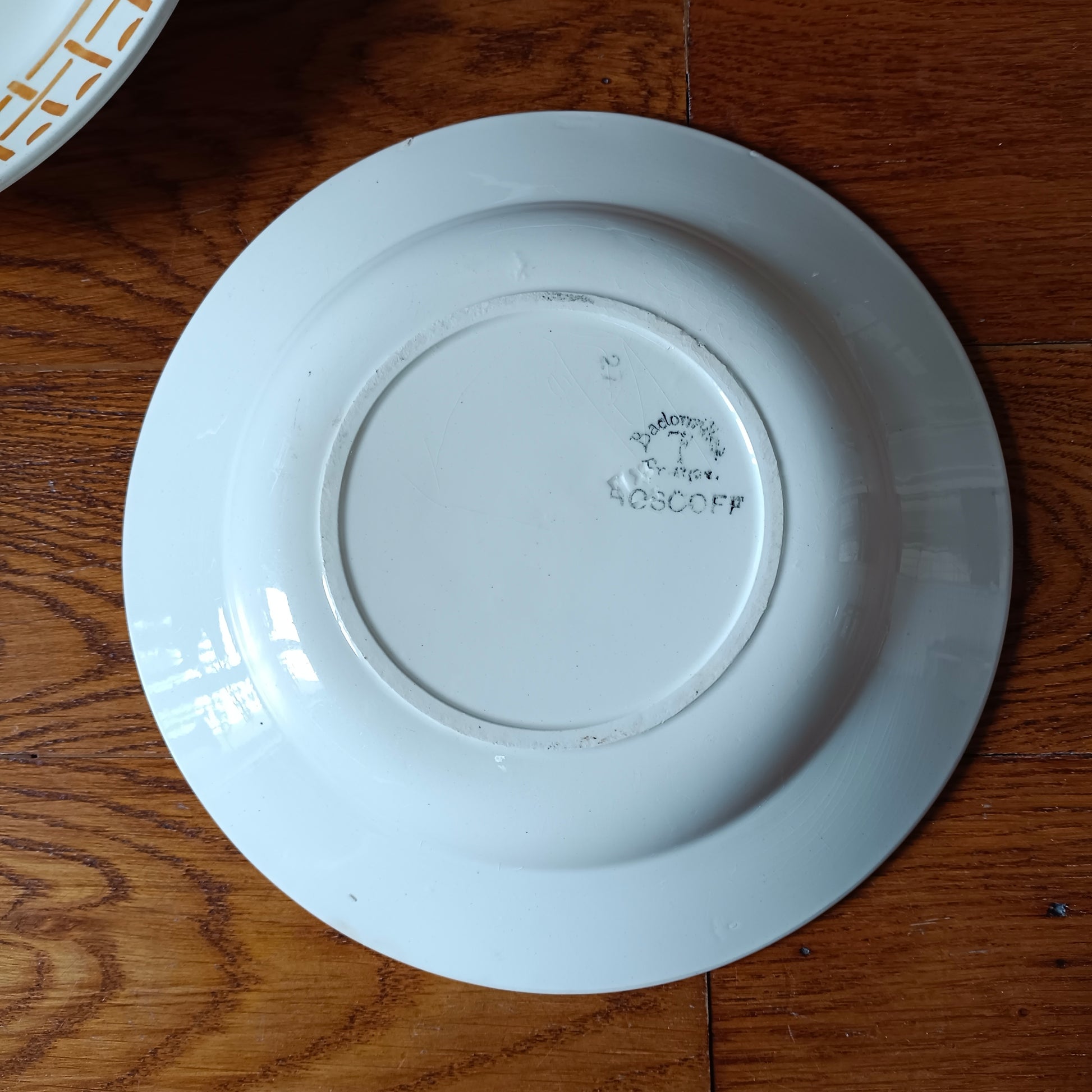 Assiette - creuse / calotte Roscoff Badonviller