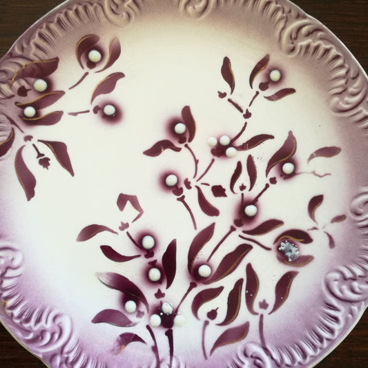 Assiette  Digoin & Sarreguemines
