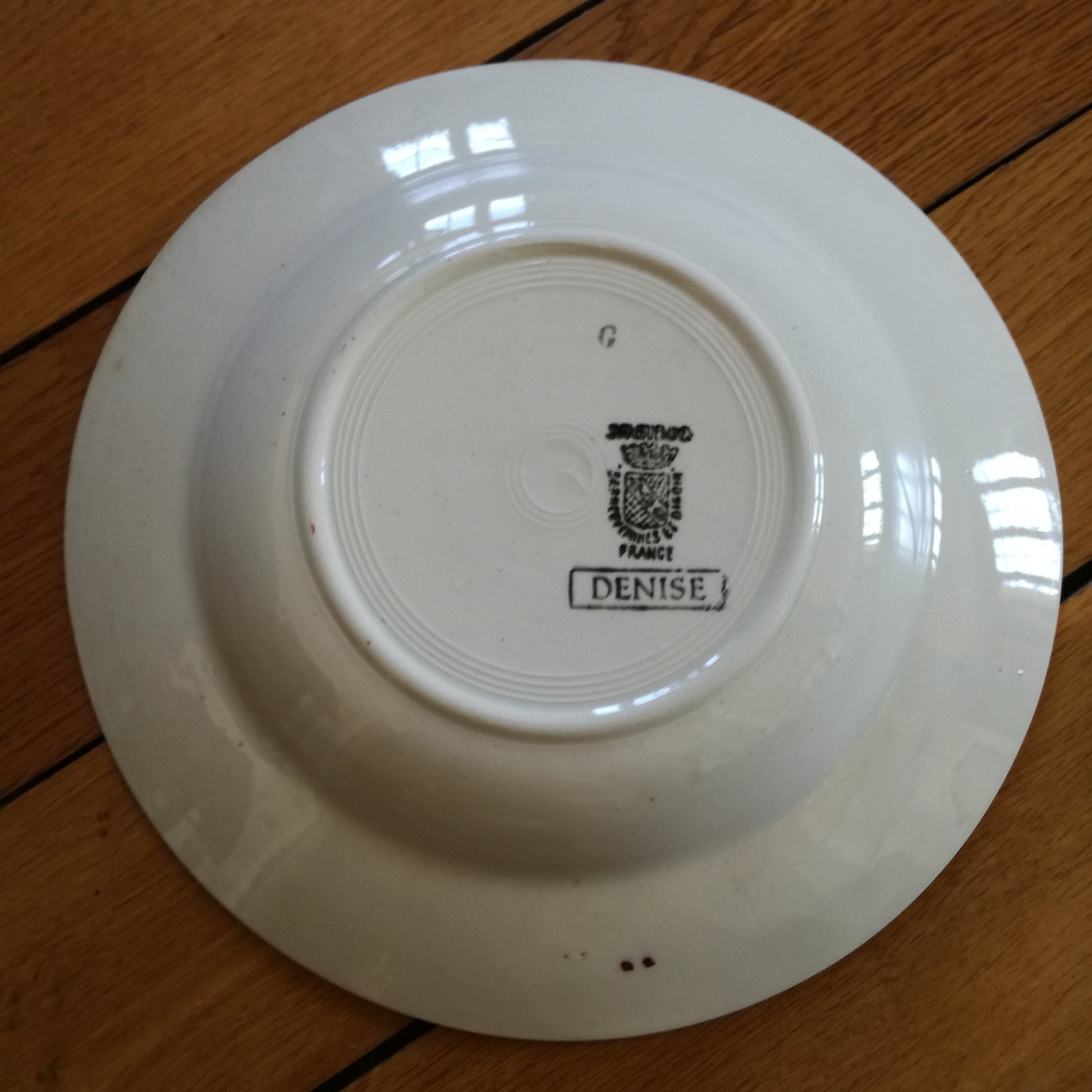 Assiette - creuse / calotte Denise Sarreguemines