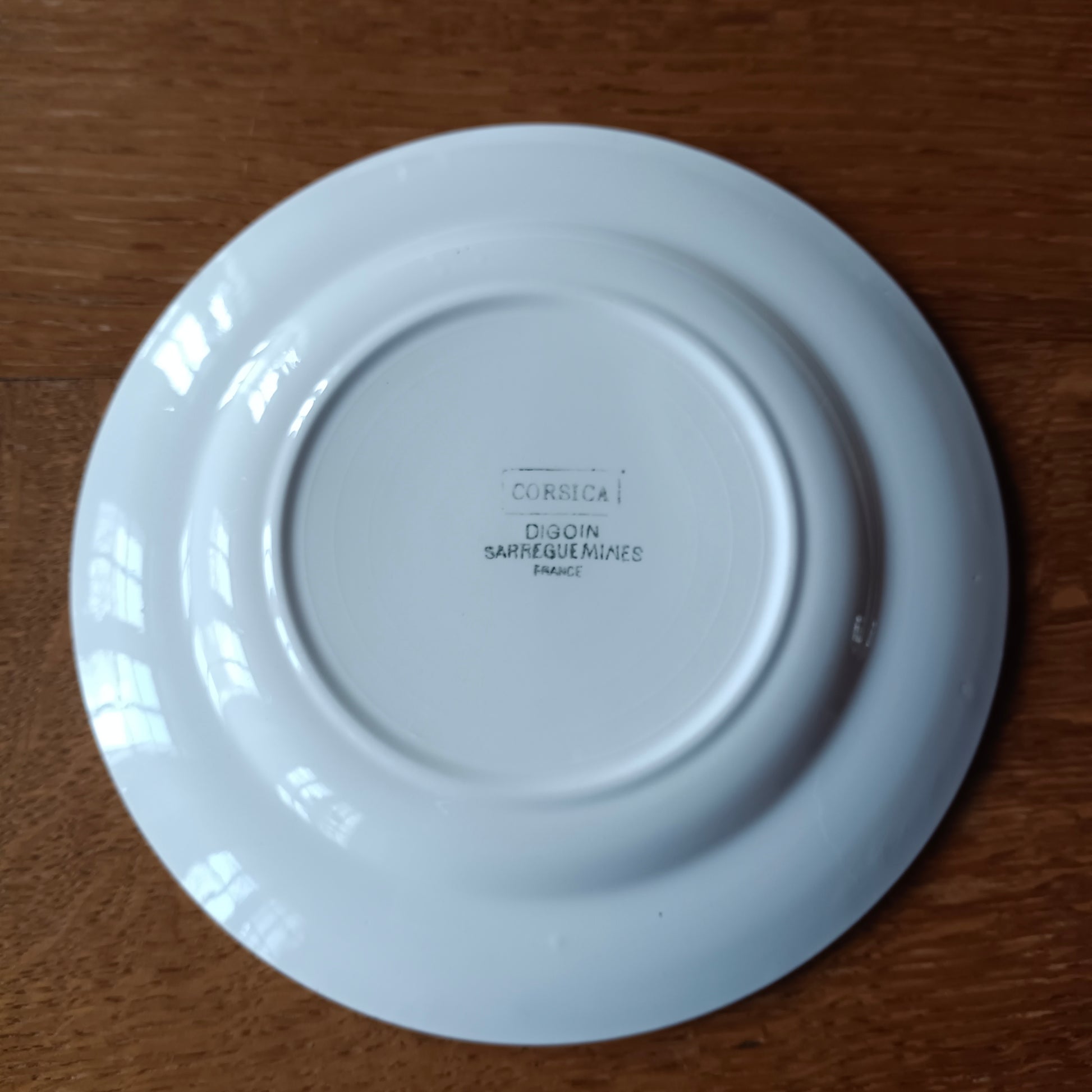 Assiette Corsica Digoin & Sarreguemines