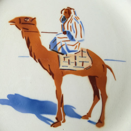 Assiette - grande plate  HBCM (Hippolyte Boulenger - Creil & Montereau)
