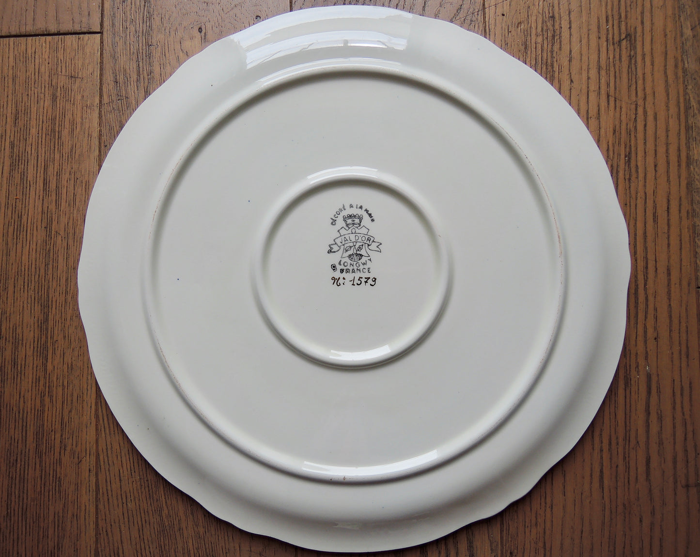 Plat Val d'or Longwy