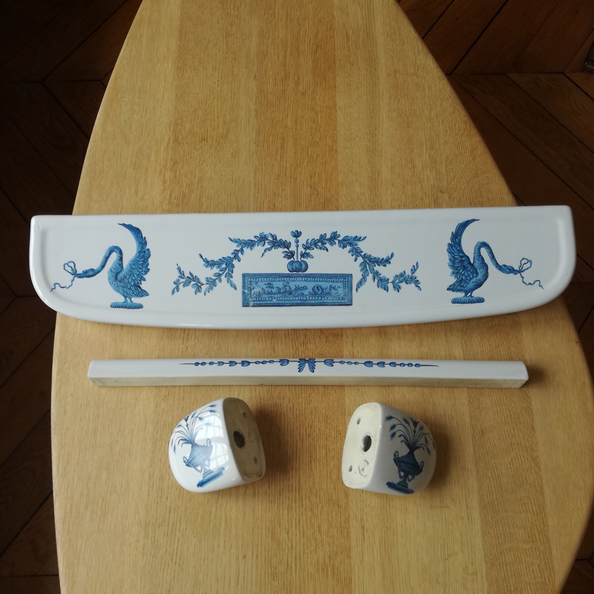 Tablette de salle de bains Lamballe Porcelaine de Paris