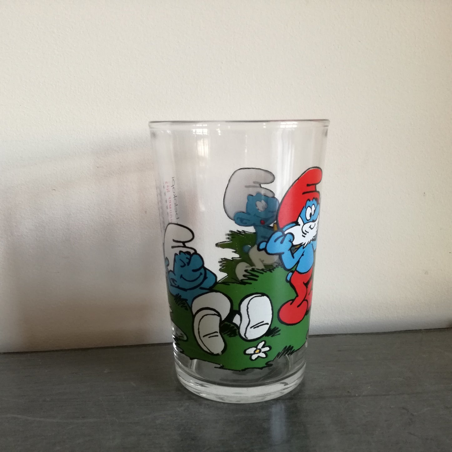 Verre Les Schtroumpfs VMC (Verreries mécaniques champenoises)