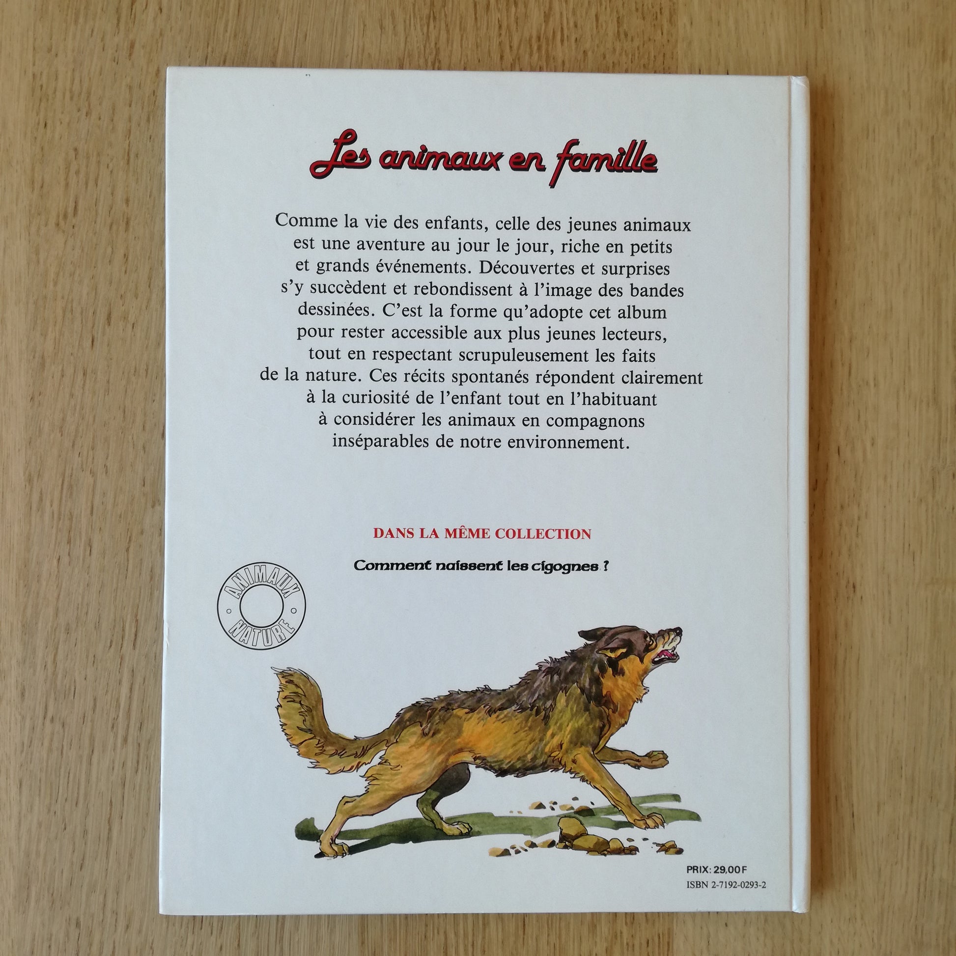 Livre jeunesse Les animaux en famille 