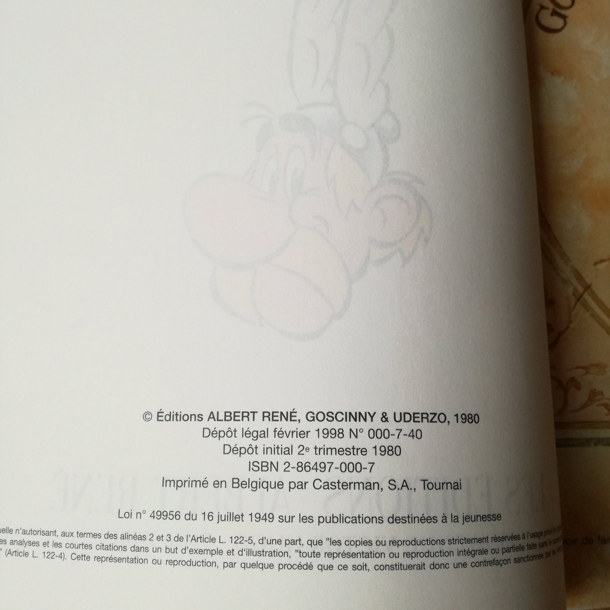 Livre - BD (Bande dessinée) Astérix Éditions Albert René
