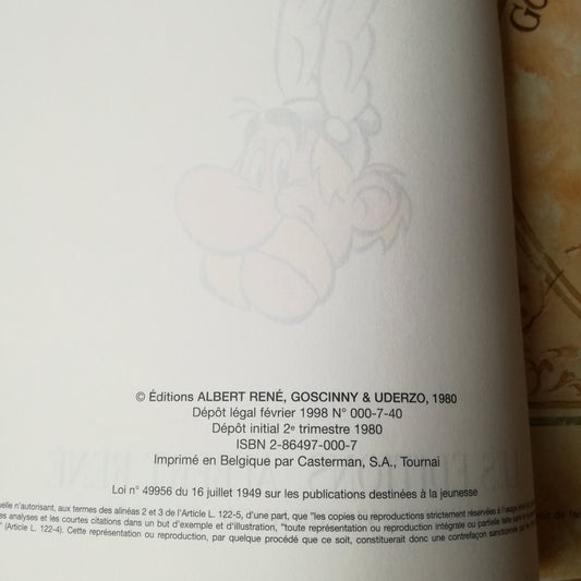 Livre - BD (Bande dessinée) Astérix Éditions Albert René