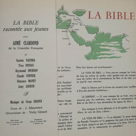 Disque illustré La Bible Éditions Atlas