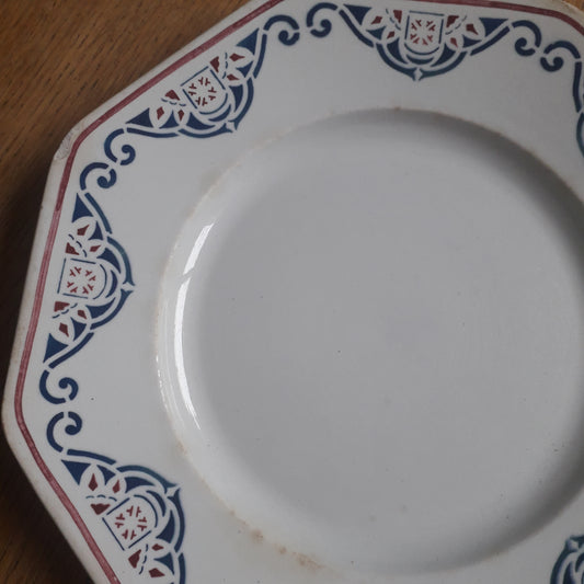 Assiette Vieux Rouen Pexonne - FF (Fenal Frères)