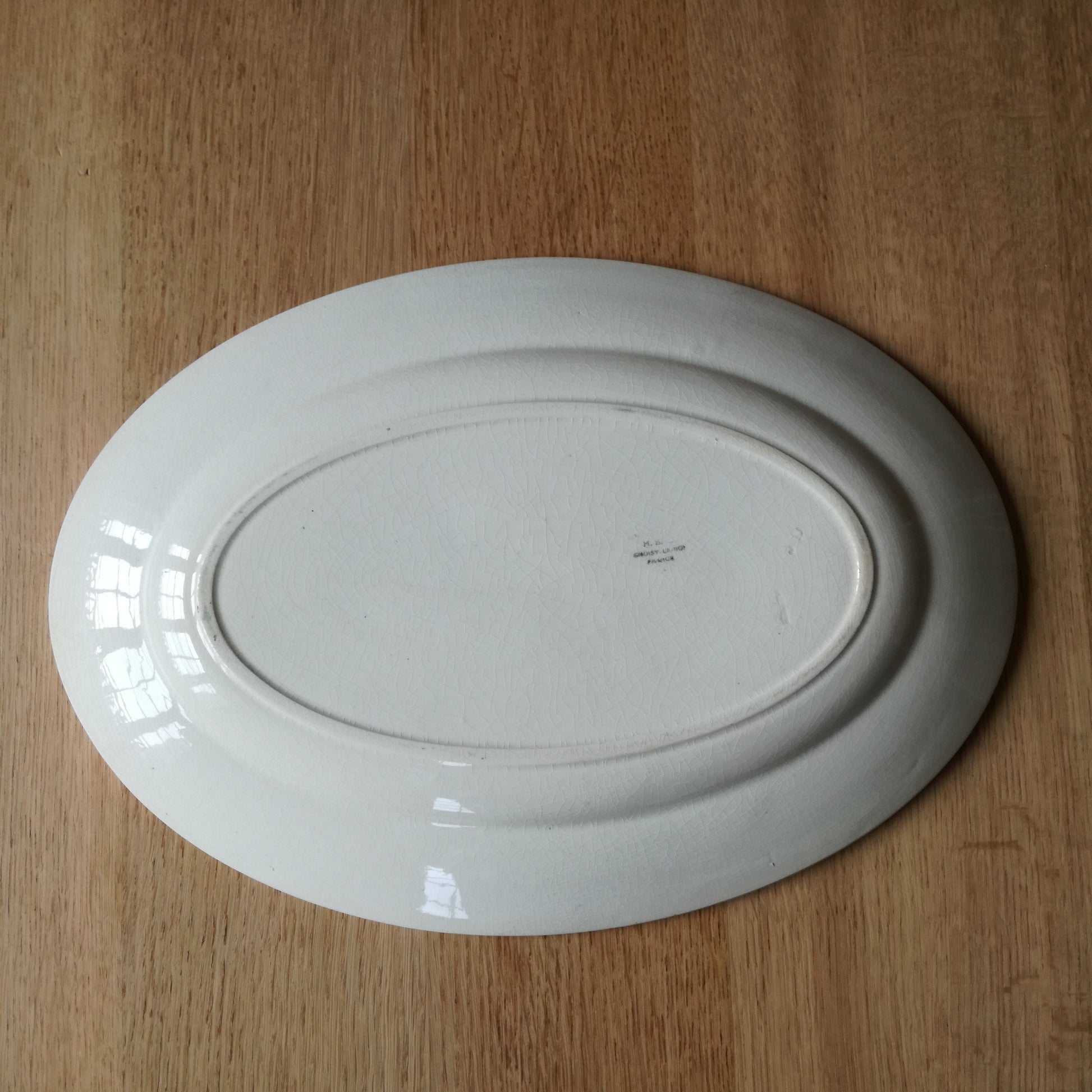 Plat ovale  Choisy le Roi - HB & Cie (Hautin Boulenger)