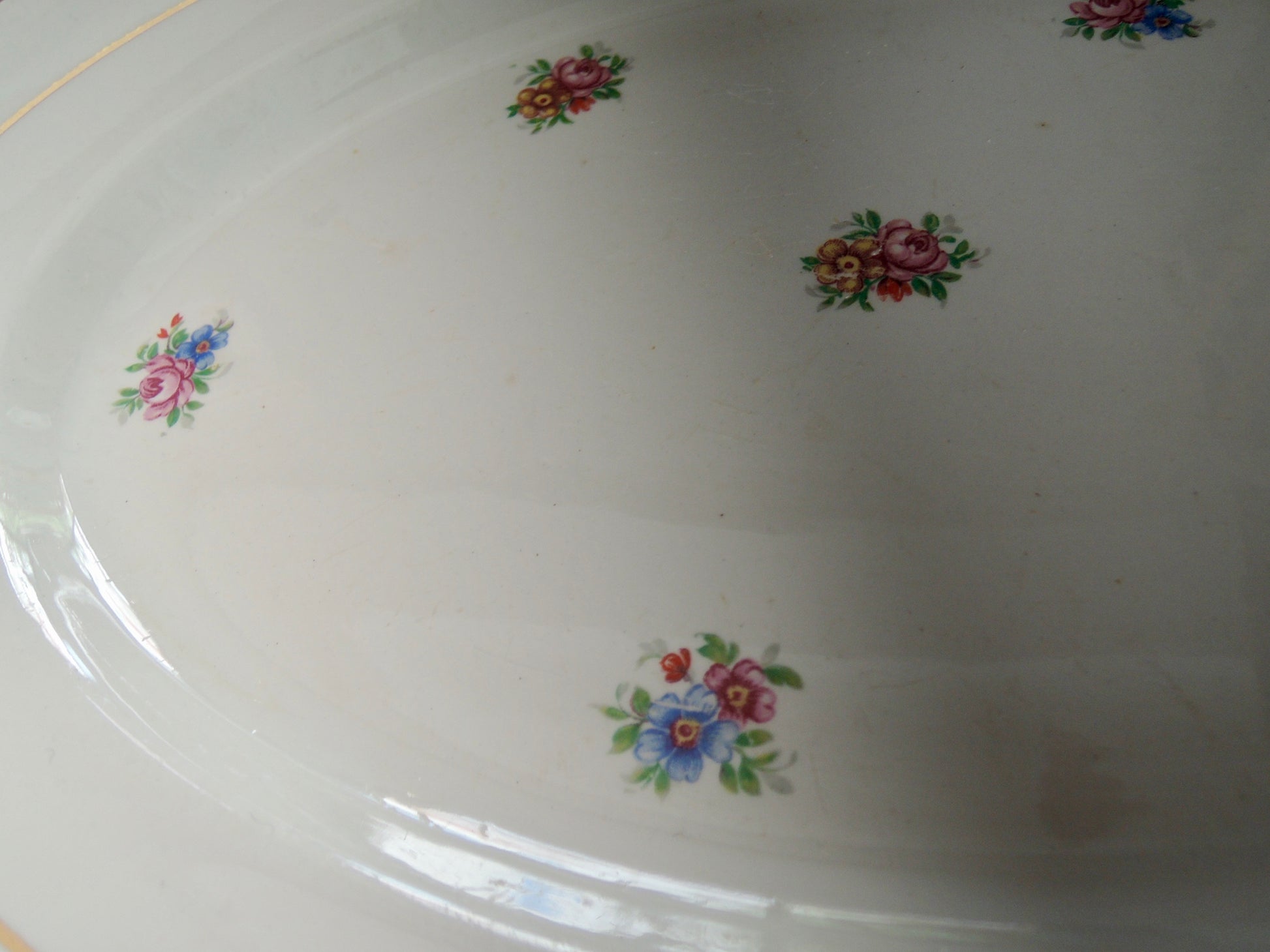 Plat ovale  Céranord - Saint Amand