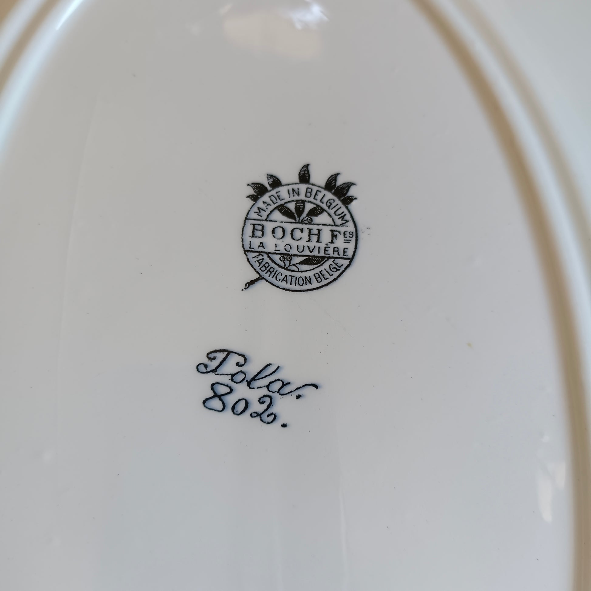 Plat ovale Pola BF - Boch Frères