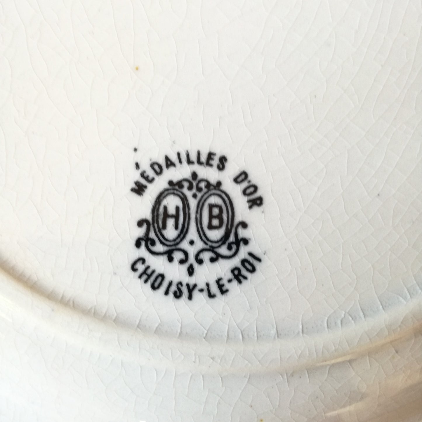 Assiette parlante Monuments de Paris Choisy le Roi - HB & Cie (Hautin Boulenger)