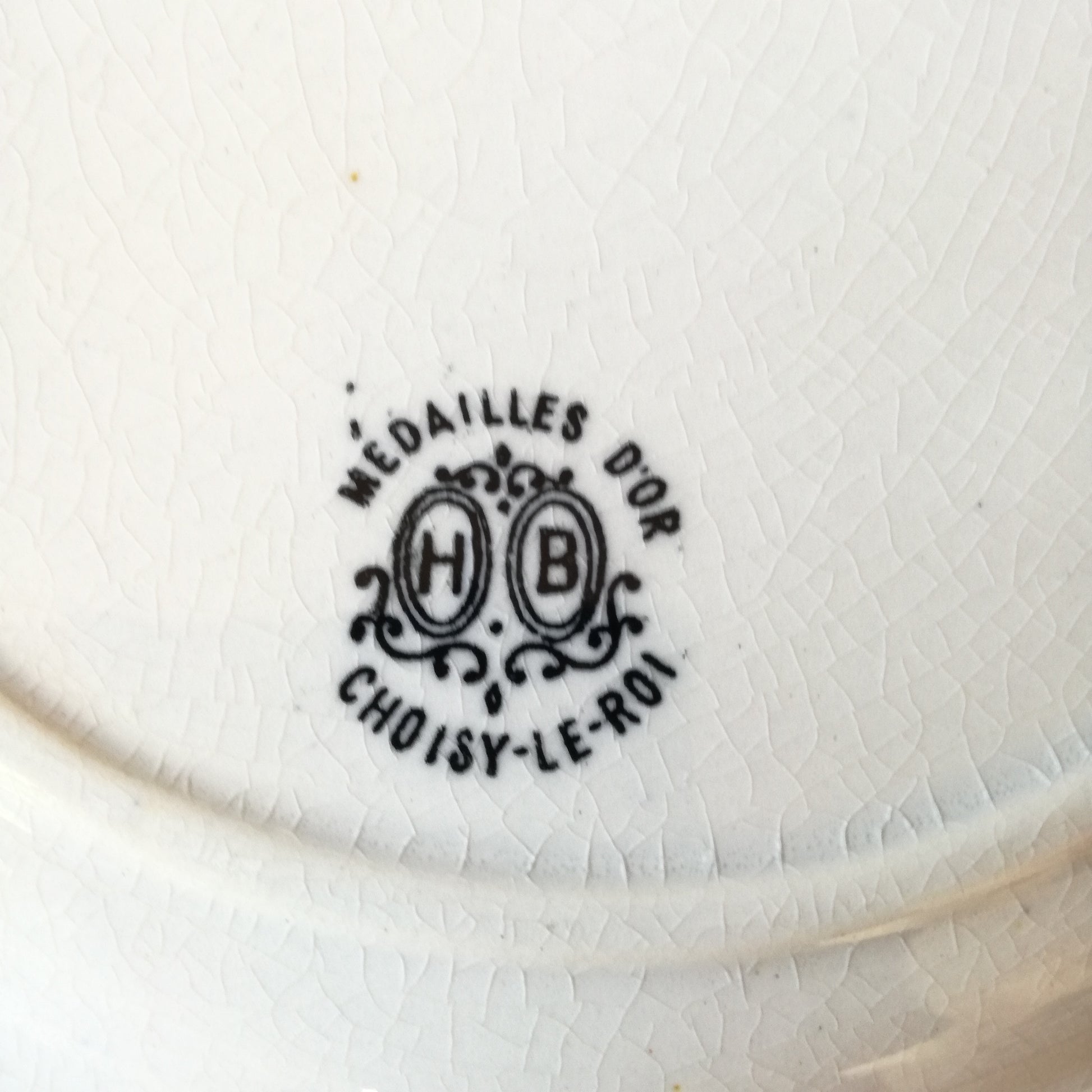Assiette parlante Monuments de Paris Choisy le Roi - HB & Cie (Hautin Boulenger)