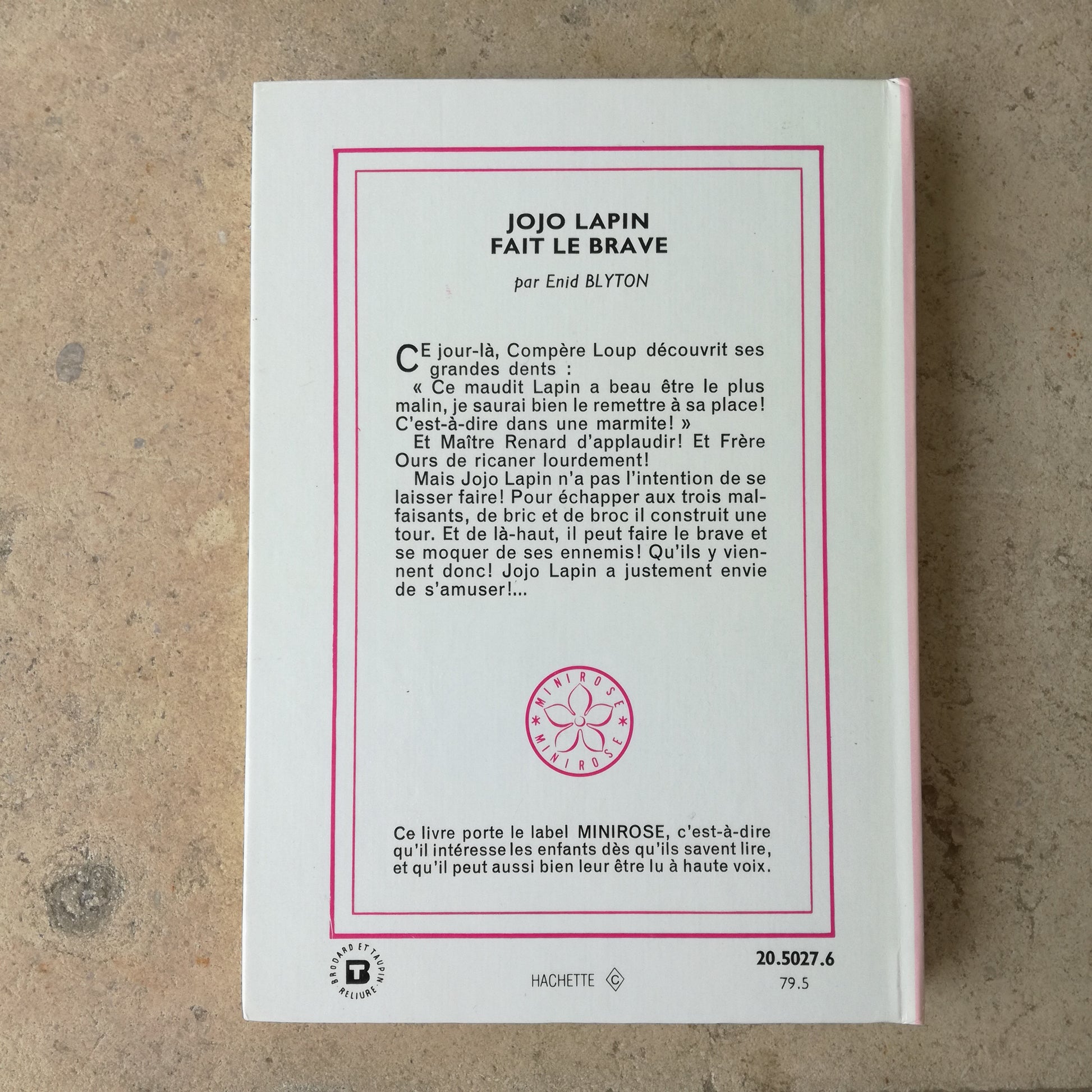 Livre jeunesse Jojo Lapin Hachette