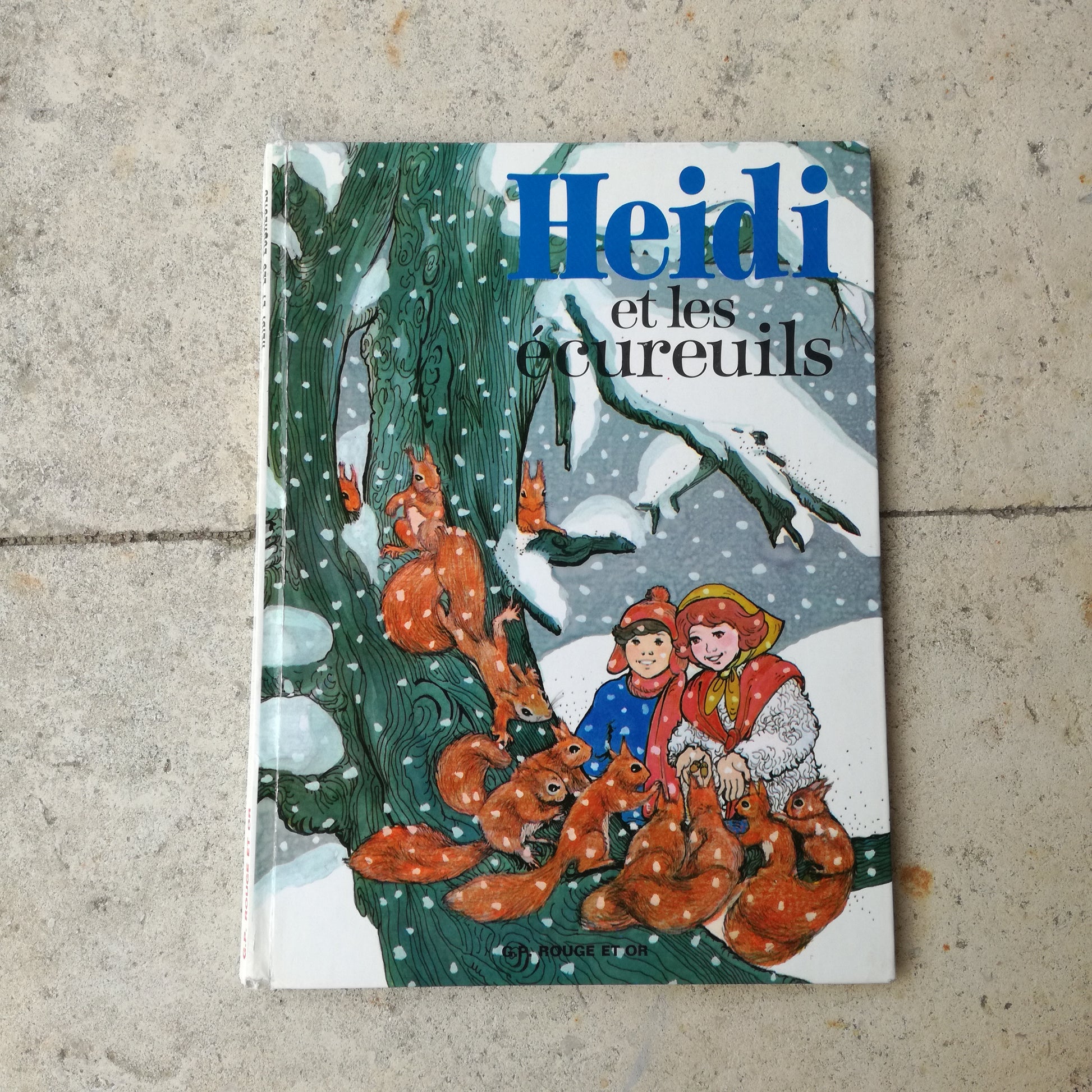 Livre jeunesse Heidi GP Rouge et Or