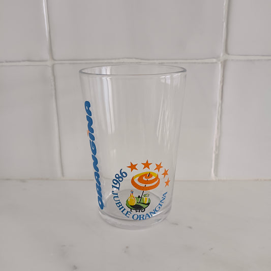 Verre Orangina Jubilé 1986