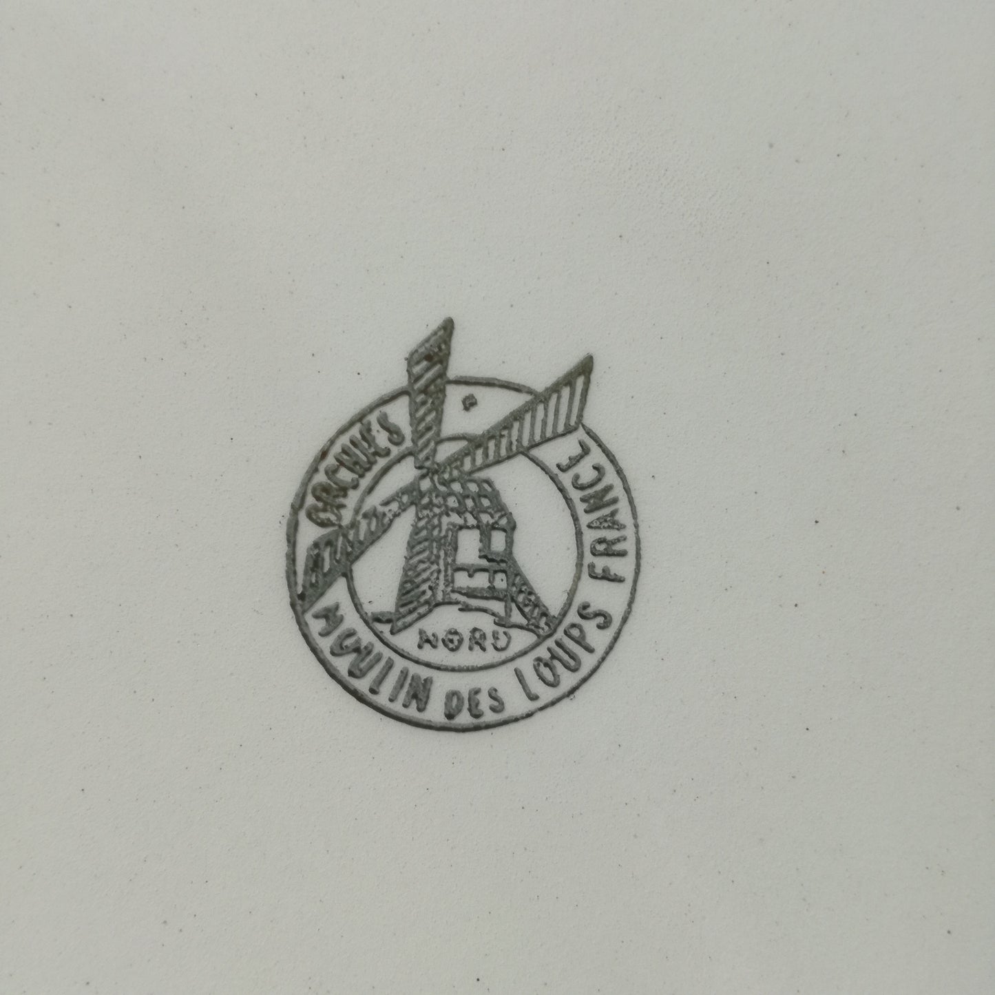 Plat ovale  Moulin des Loups & Hamage - Saint Amand