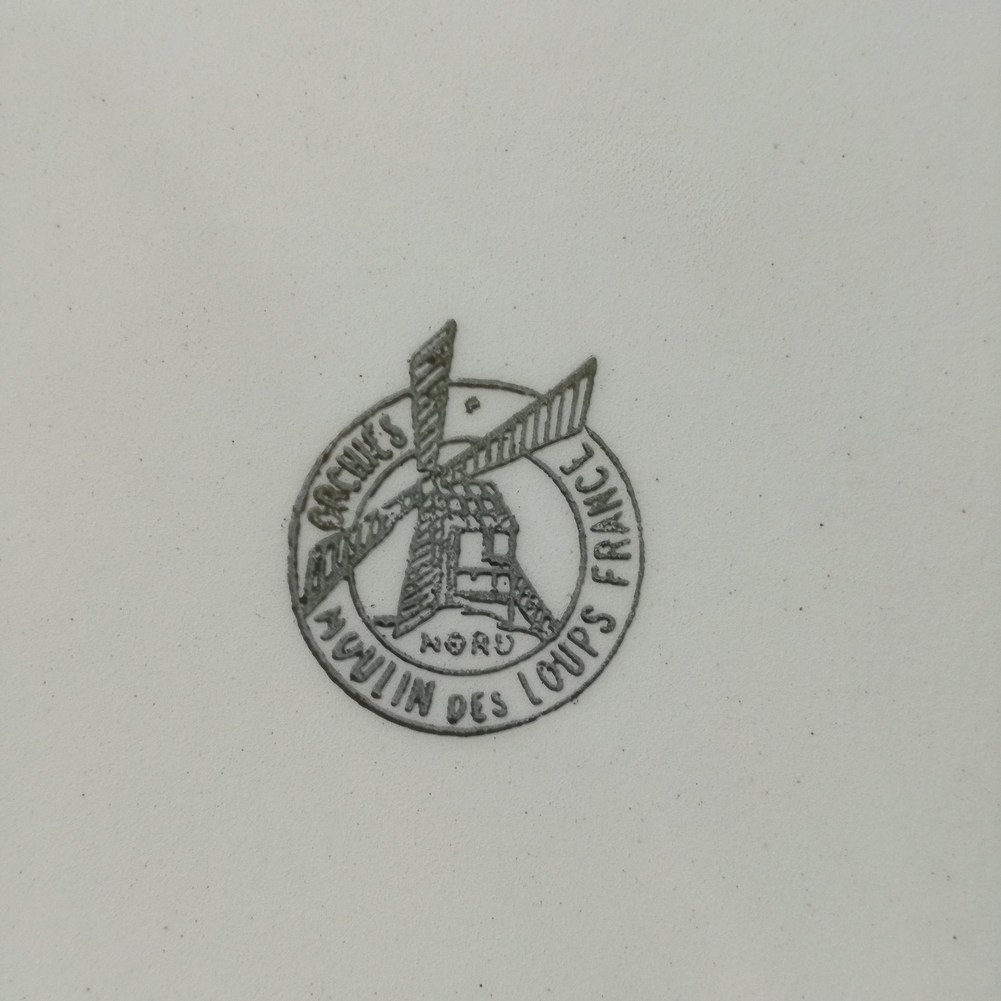 Plat ovale  Moulin des Loups & Hamage - Saint Amand