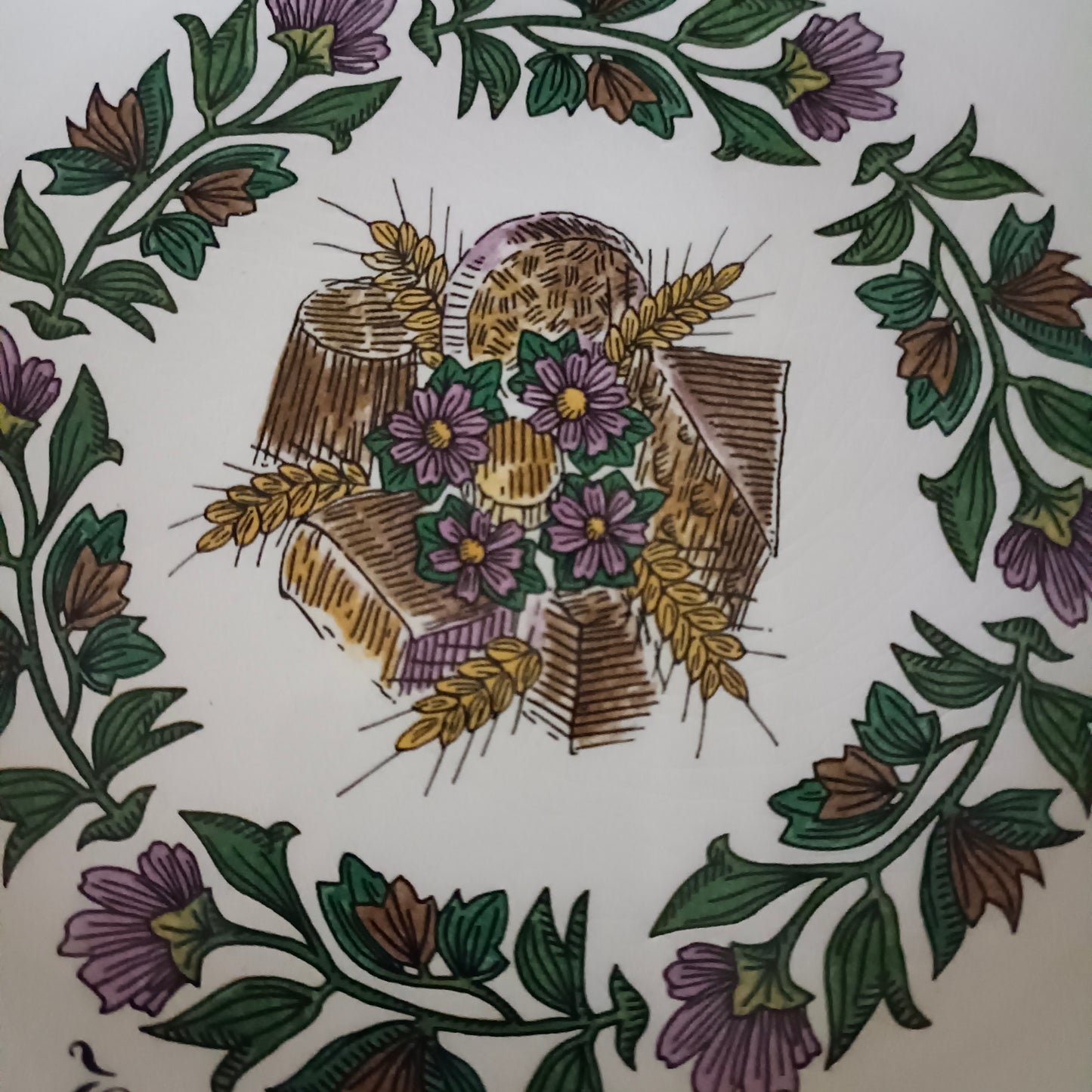 Assiette  Gien