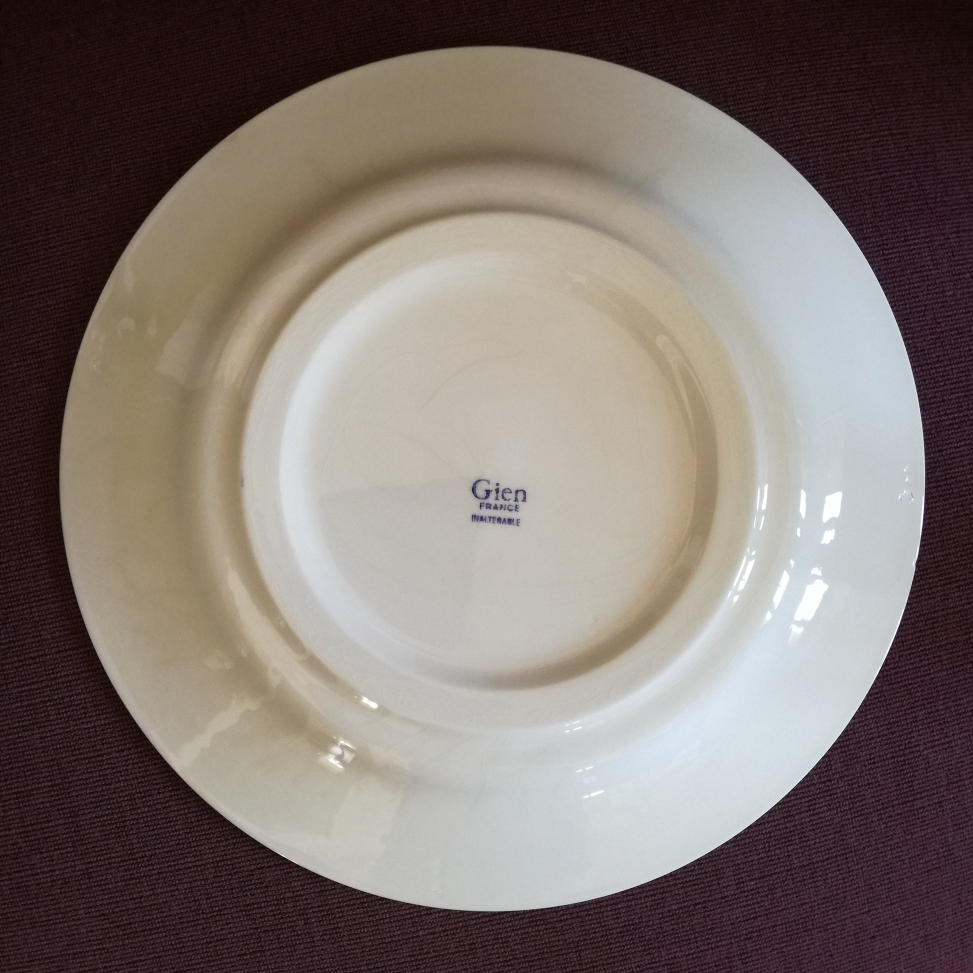 Assiette - grande plate  Gien