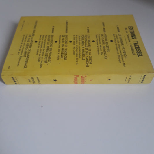 Livre de cuisine  Tacussel