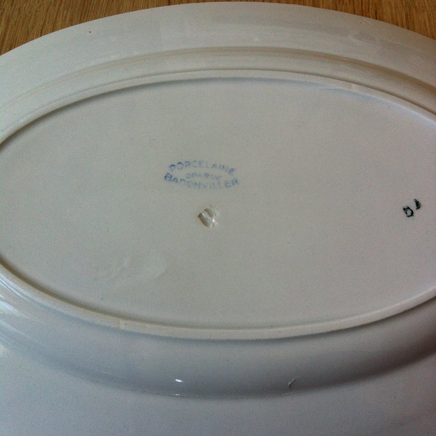 Plat ovale  Badonviller
