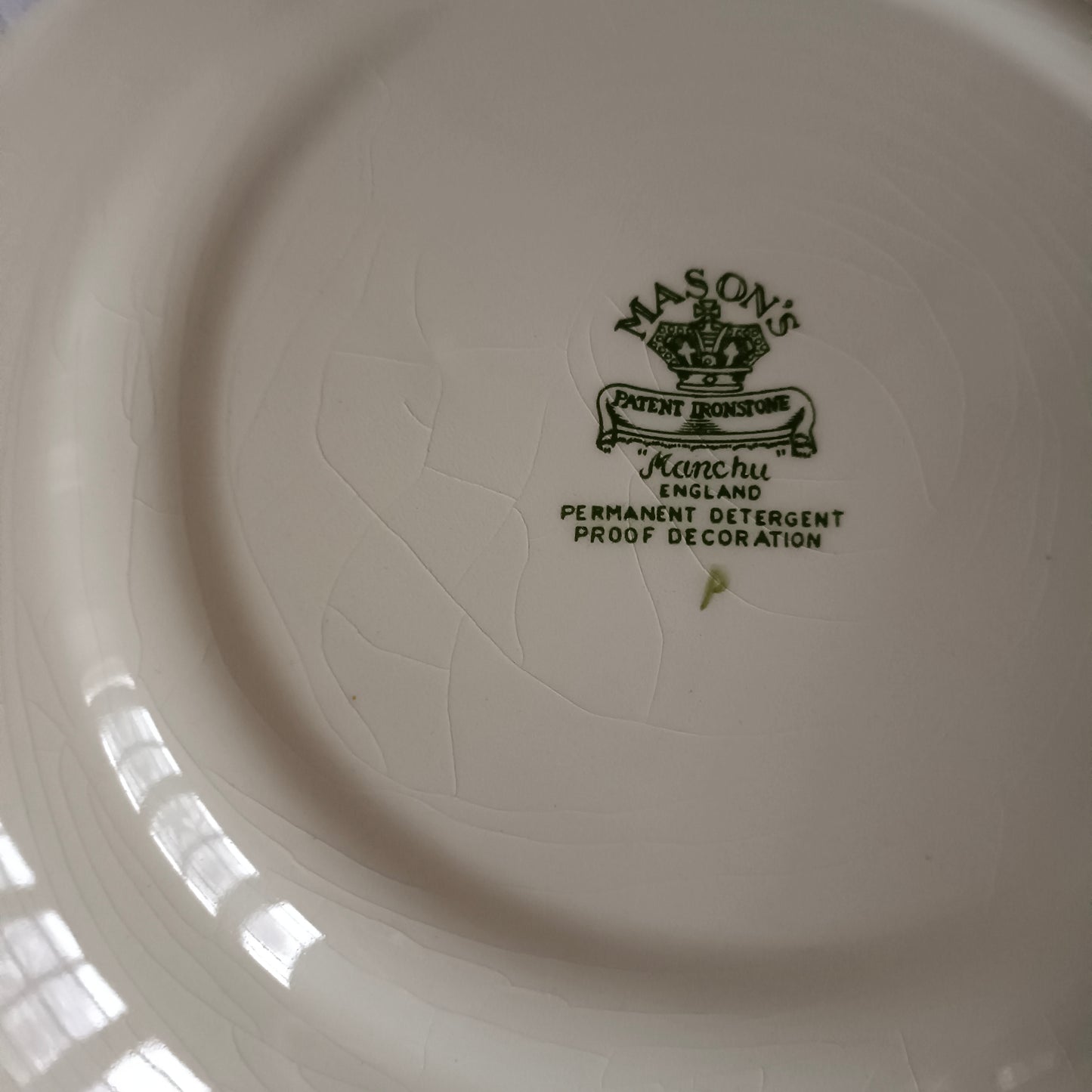 Assiette - grande plate Manchu Mason's (GB)