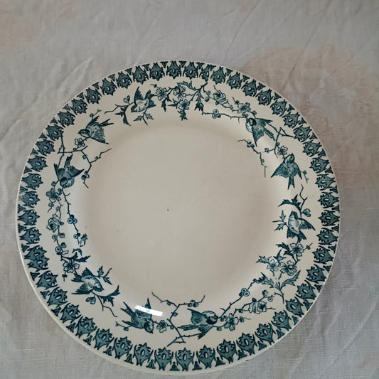 Assiette - grande plate  Choisy le Roi - HB & Cie (Hautin Boulenger)