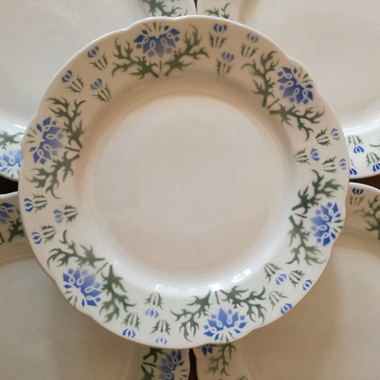Assiette - grande plate Nigelle Lunéville (K & G - Keller & Guérin)