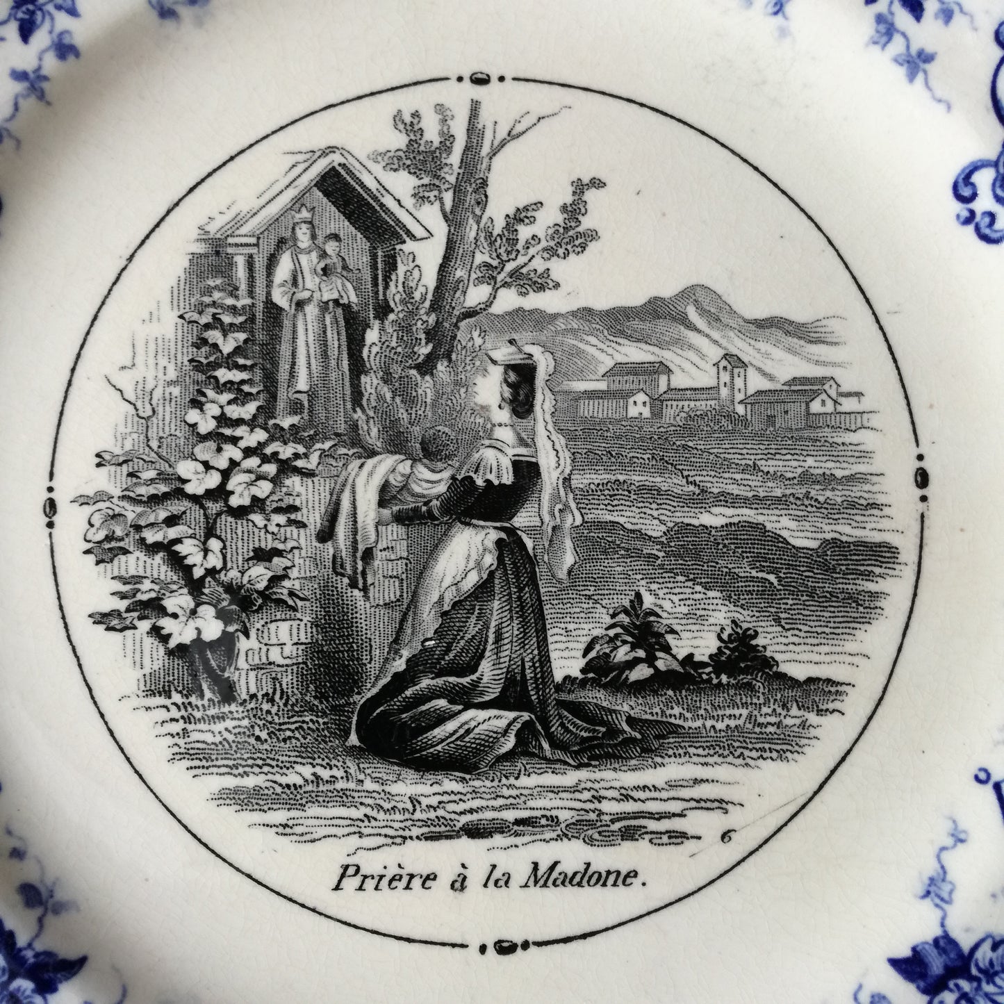 Assiette parlante  Sarreguemines
