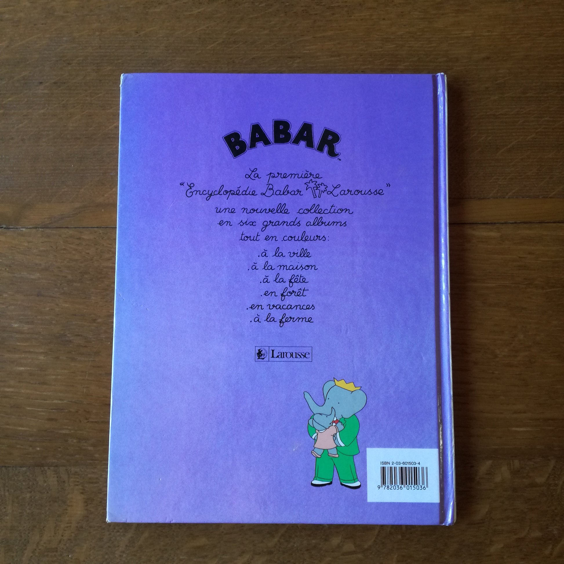 Livre jeunesse Encyclopédie Babar Larousse