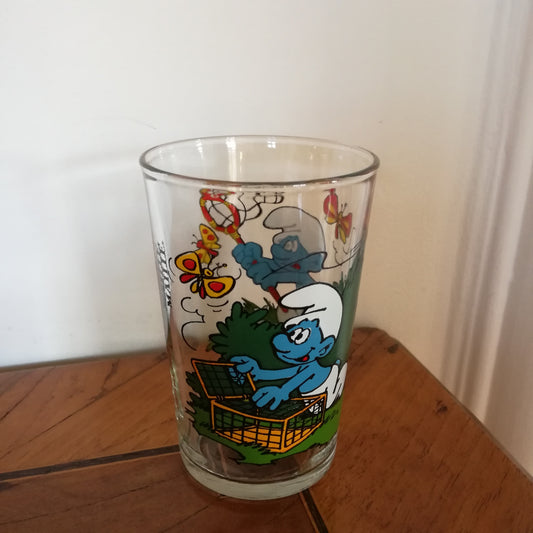 Verre Les Schtroumpfs VMC (Verreries mécaniques champenoises)