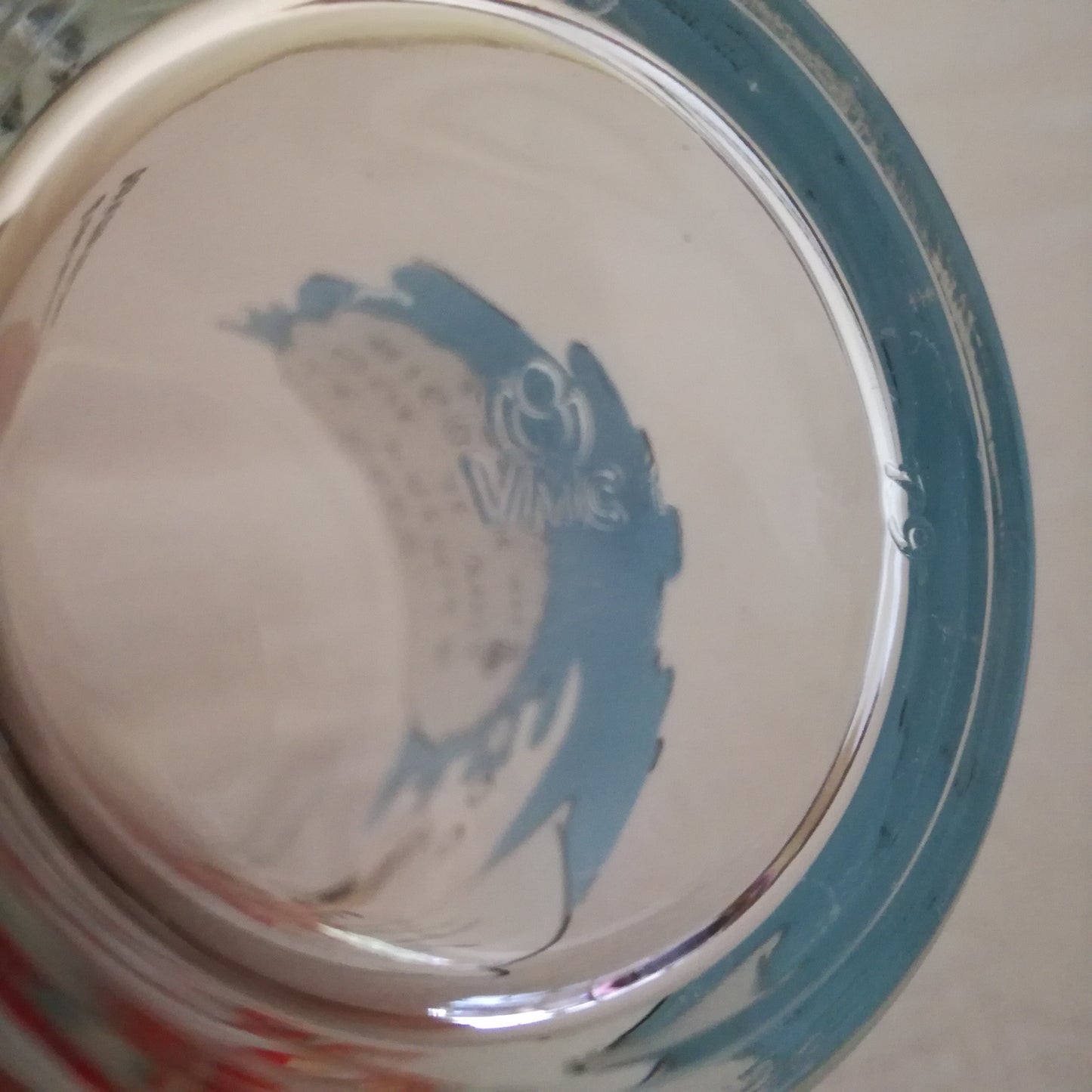 Verre Bob le chien intello VMC (Verreries mécaniques champenoises)
