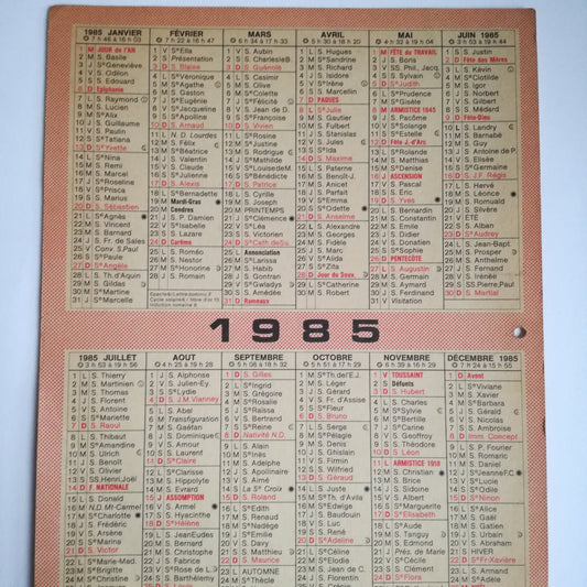 Calendrier / Almanach  La maison du papier