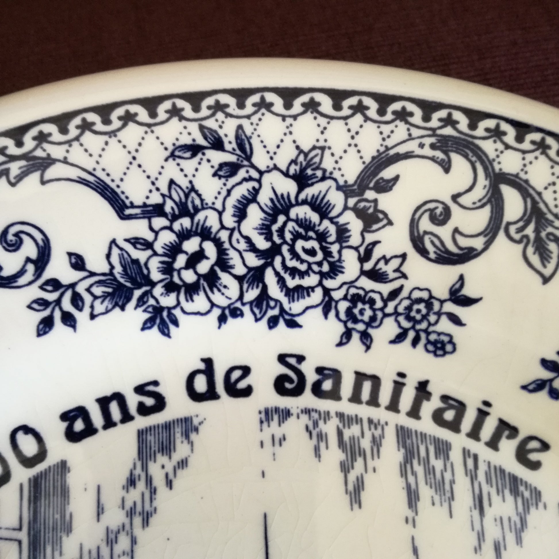 Assiette - grande plate  Gien